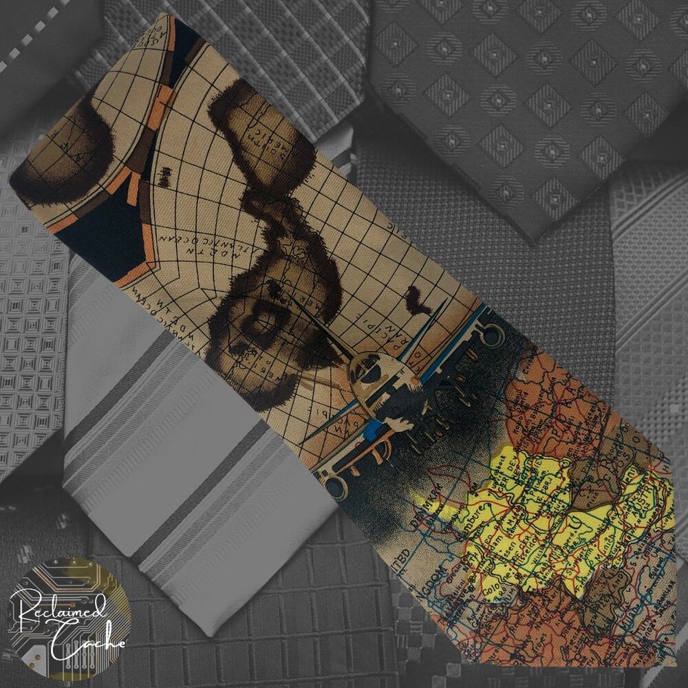 World Map Tie